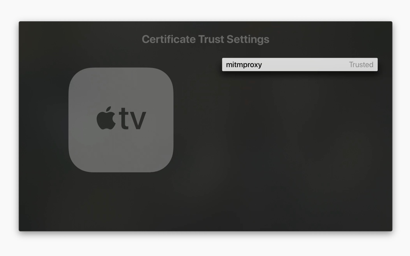 Enable certificate